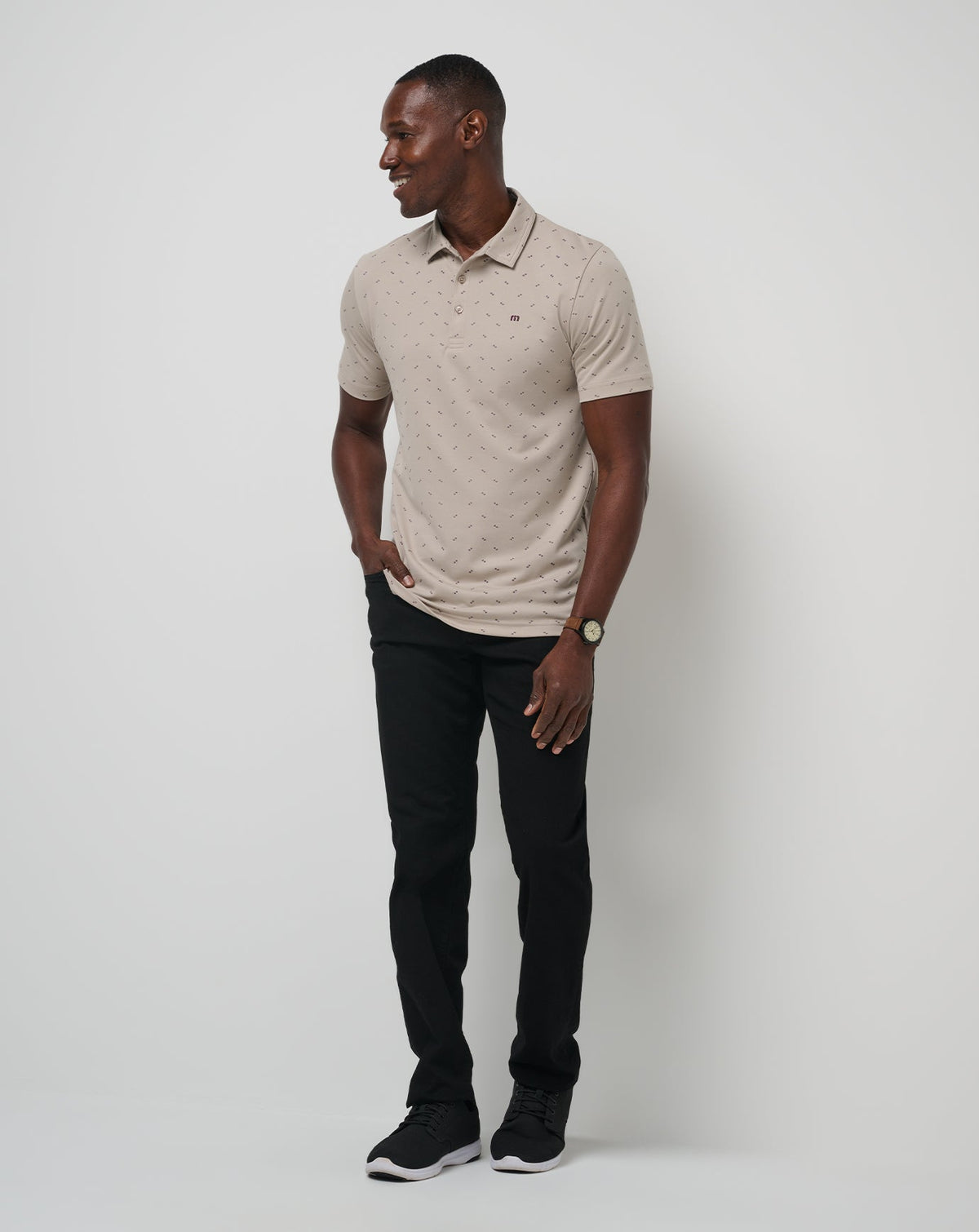 TravisMathew | Canyon Hike Polo - Oxford Tan