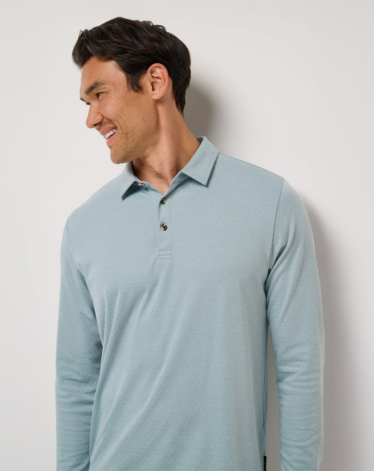 TravisMathew | Handsome Town Long Sleeve Polo - Arona