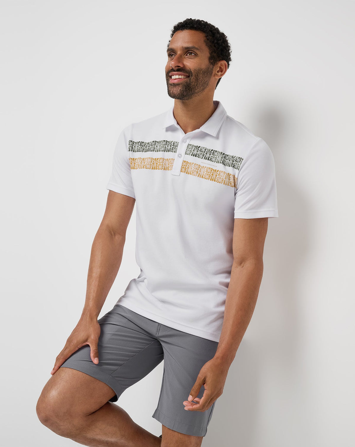 TravisMathew | Perfect Memory Polo - White