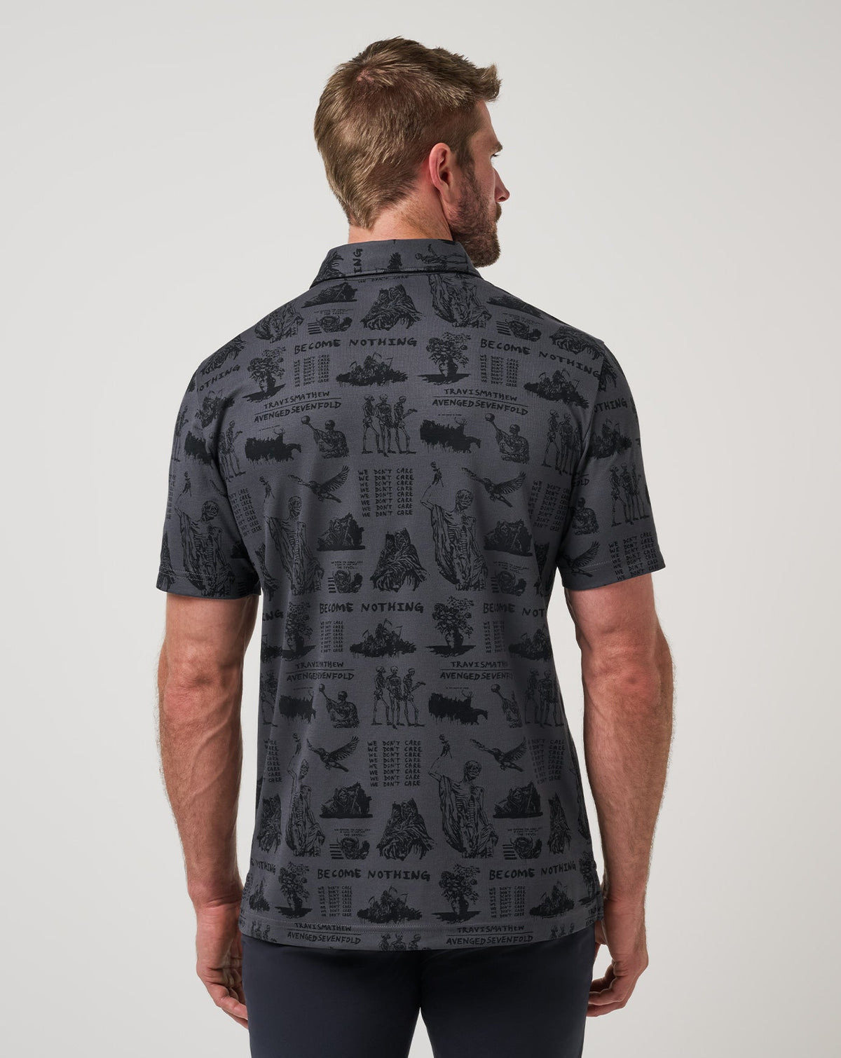 TravisMathew | Sound Check Polo - Grey/Black