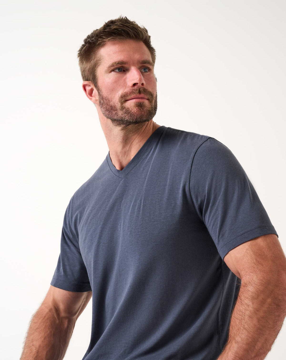 TravisMathew | Cloud V-Neck Tee - Blue Nights