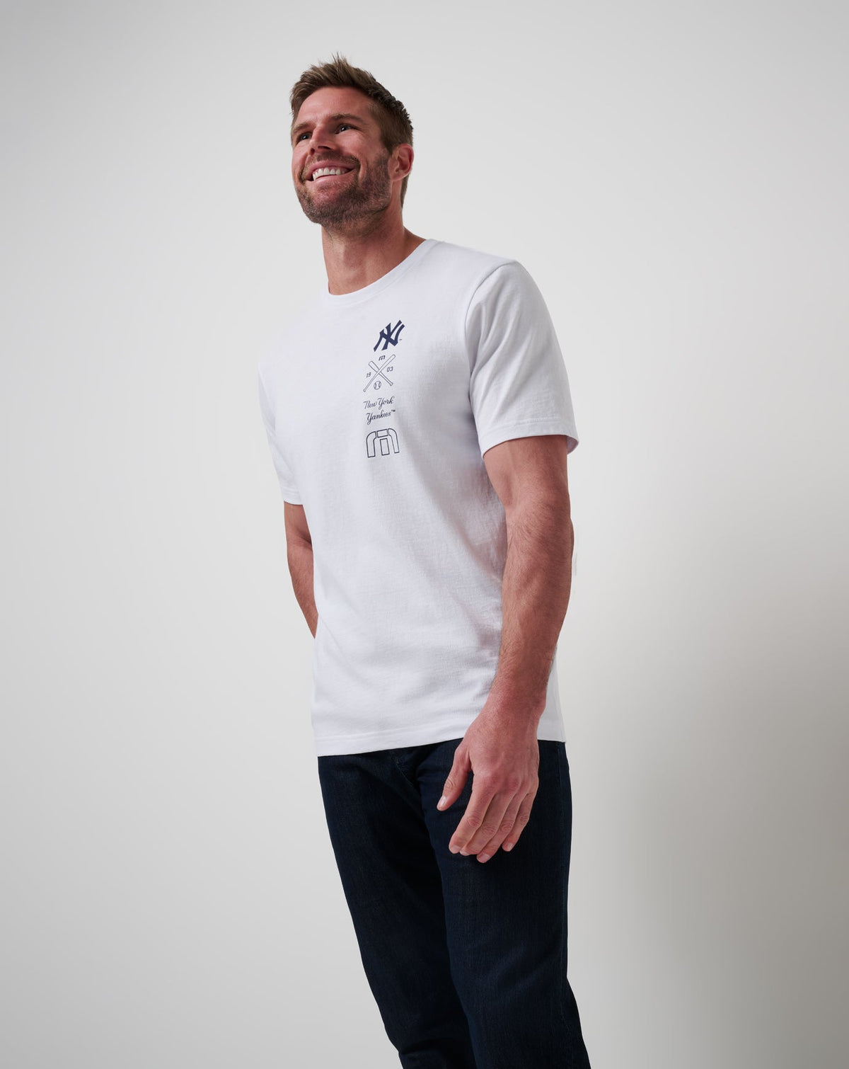 TravisMathew | New York Yankees Sunset Slam 2.0 Tee - White