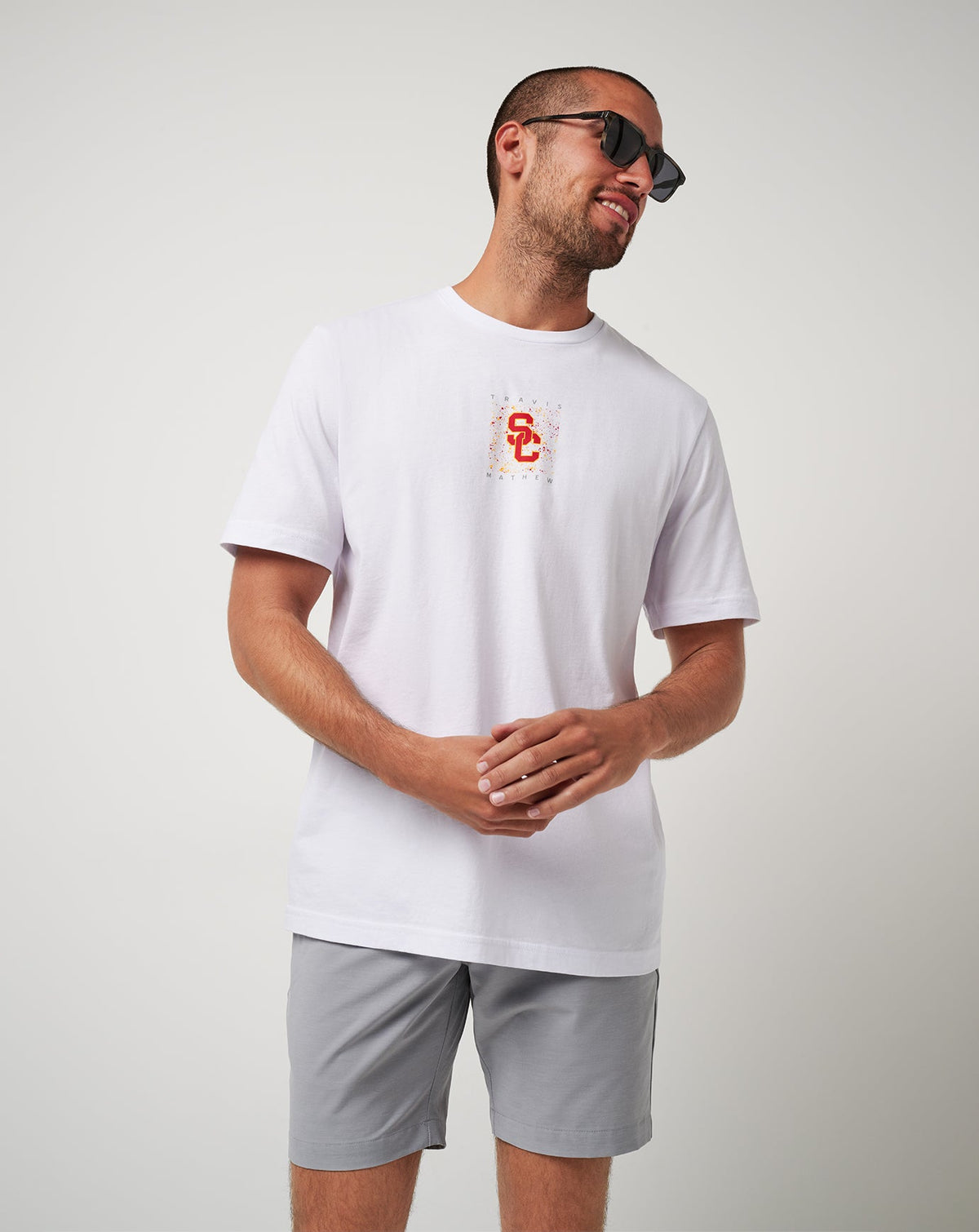 TravisMathew | USC School Spirit Tee - White