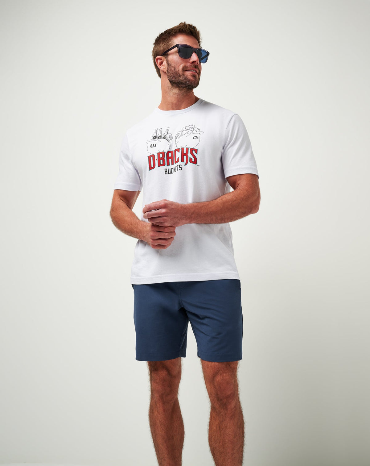 TravisMathew | Arizona Diamondbacks Strike One Tee - White