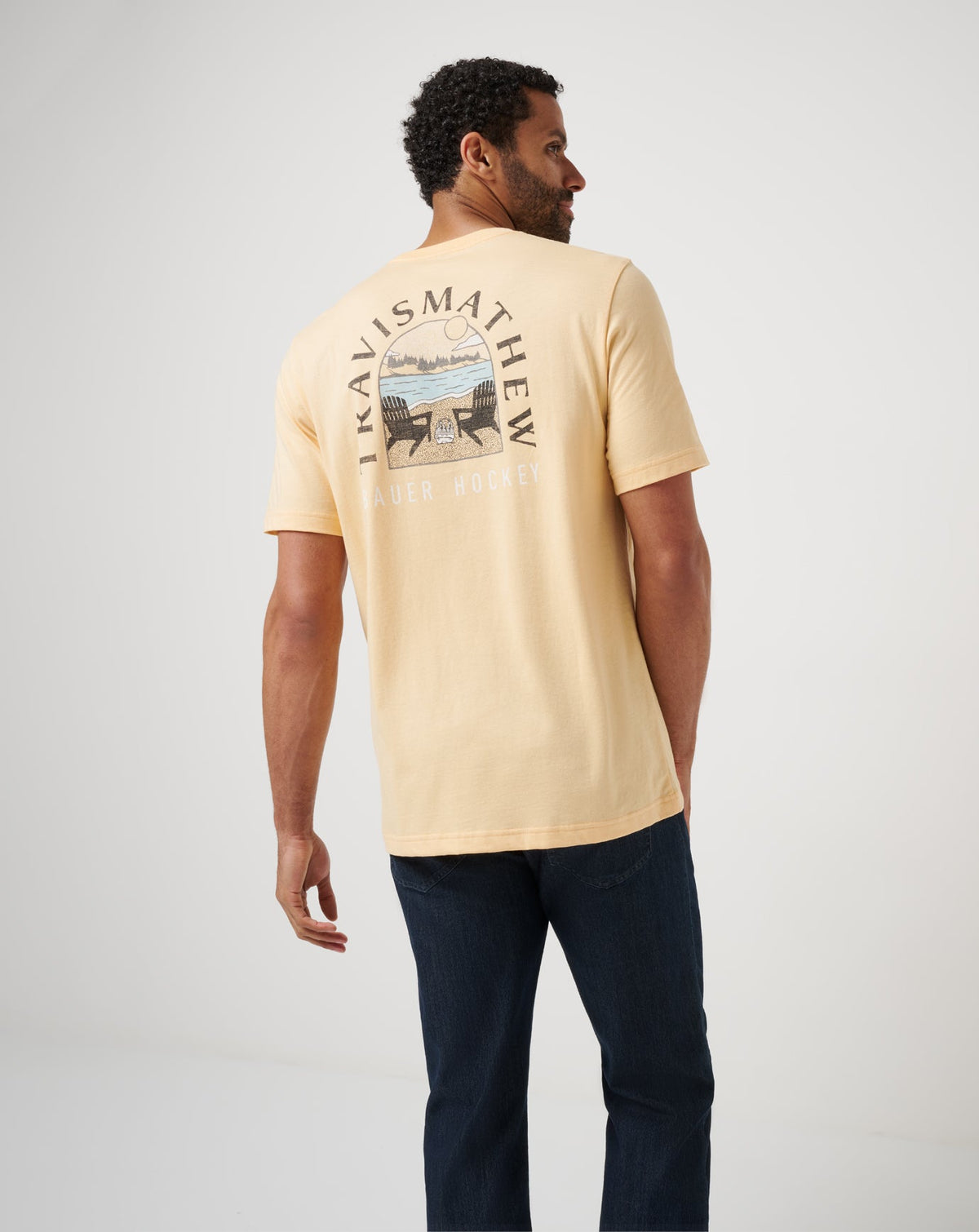 TravisMathew | Empty Net Tee - Apricot