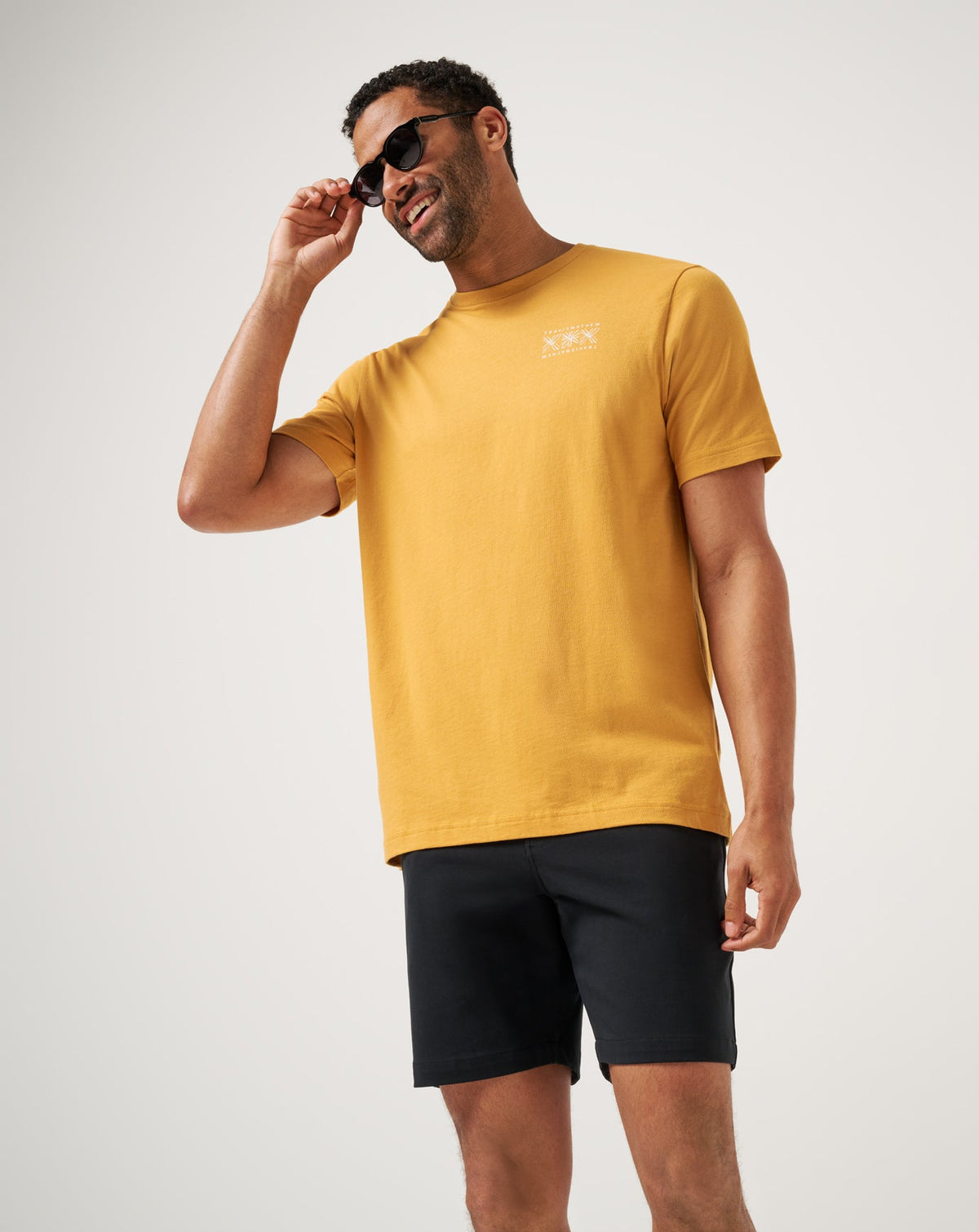 TravisMathew | Crosscheck Tee - Spruce Yellow