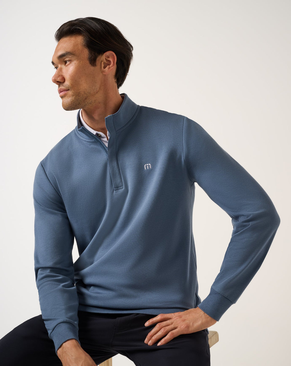 TravisMathew | Cloud Quarter Zip 2.0 - Bering Sea