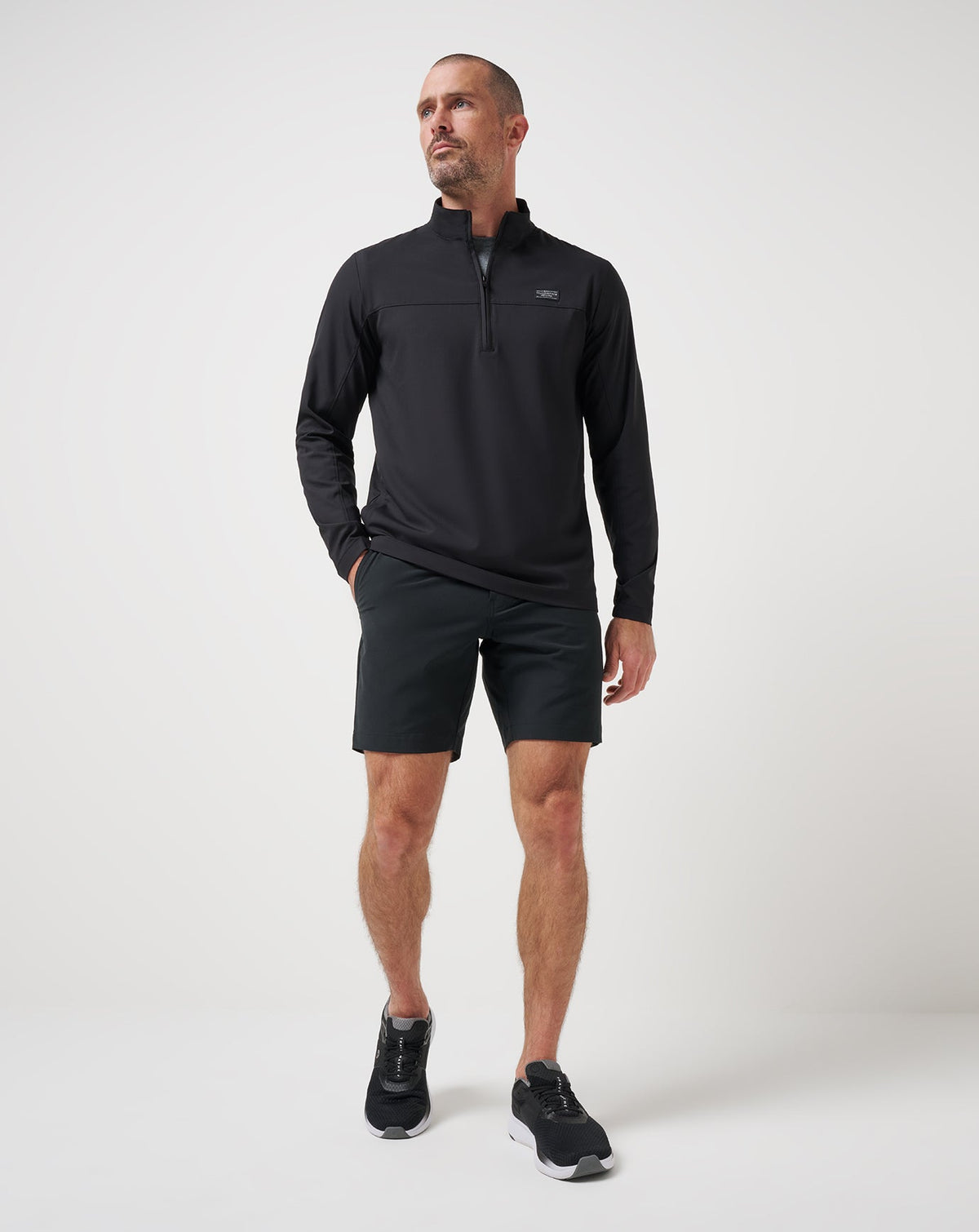 TravisMathew | Wanderlust Quarter Zip - Black