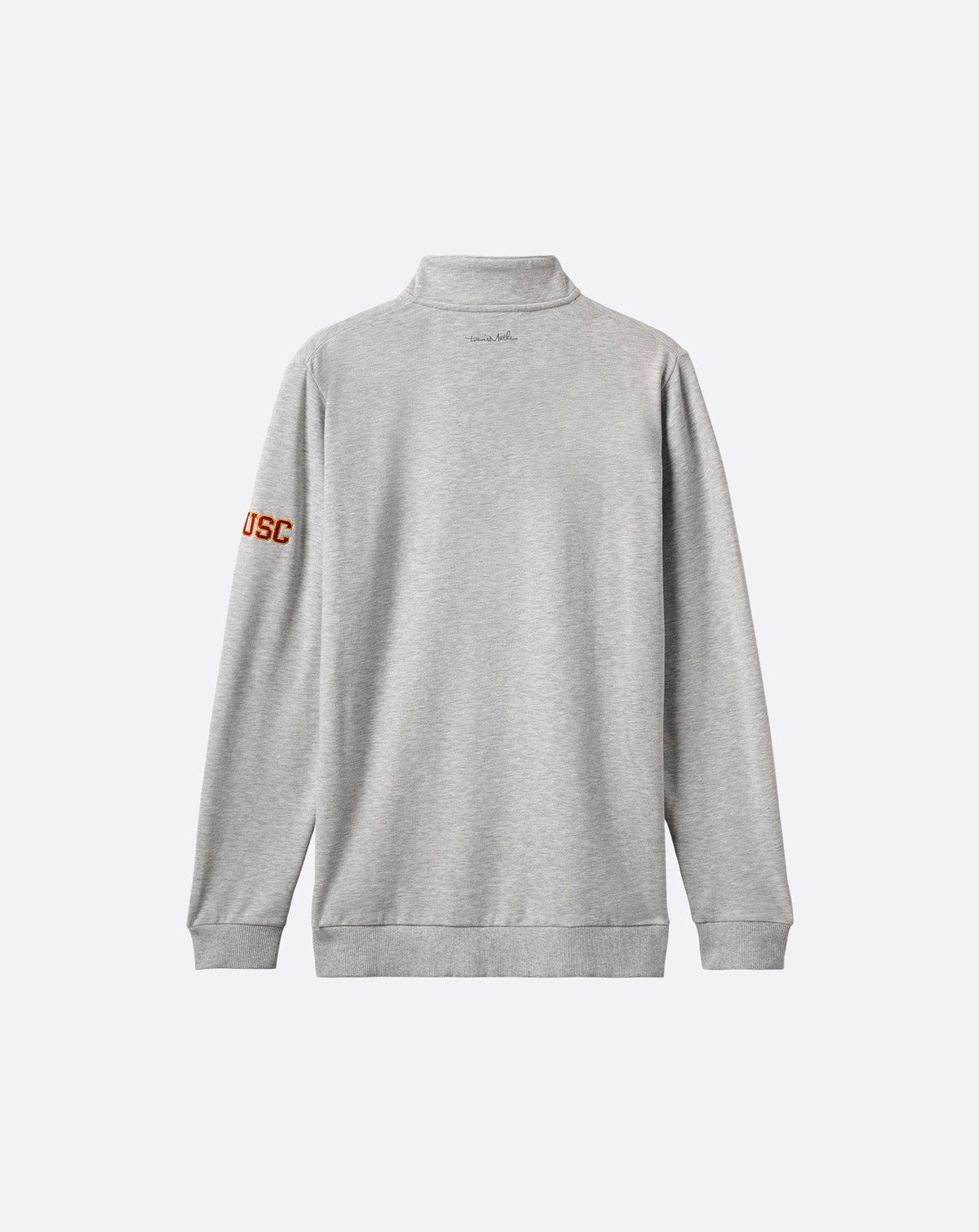 TravisMathew | USC Cloud Quarter Zip 2.0 - Heather Light Grey