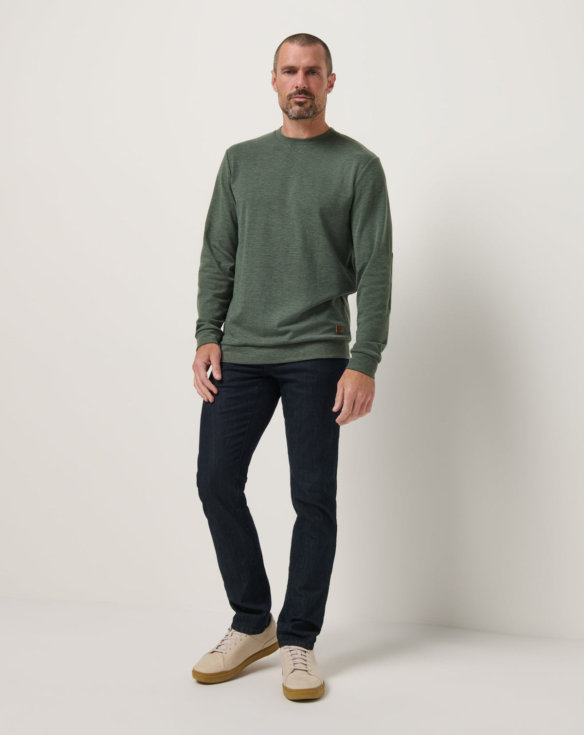 TravisMathew | Cloud Sweater - Heather Dark Olive