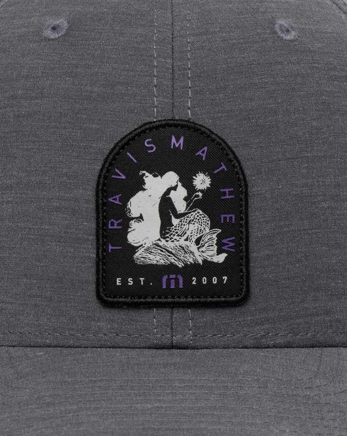 TravisMathew | Myths And Legends Snapback Hat - Heather Grey Pinstripe