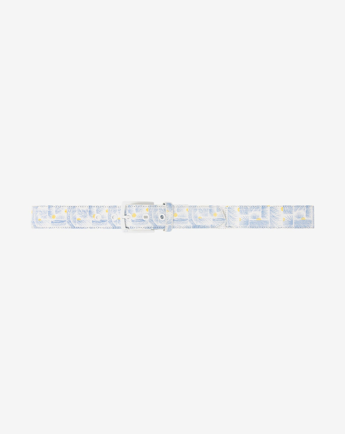 TravisMathew | Coconut Mojito Canvas Stretch Belt - White