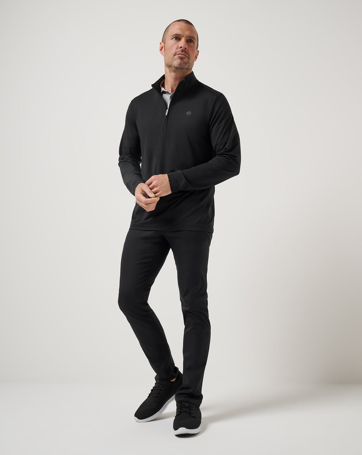 TravisMathew | Heater Pro Quarter Zip - Black
