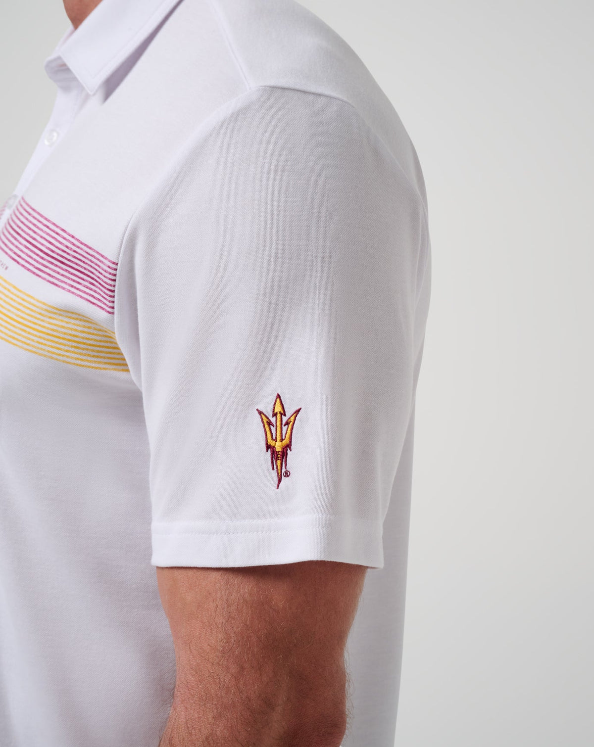 TravisMathew | ASU Top Recruit Polo - White/Maroon