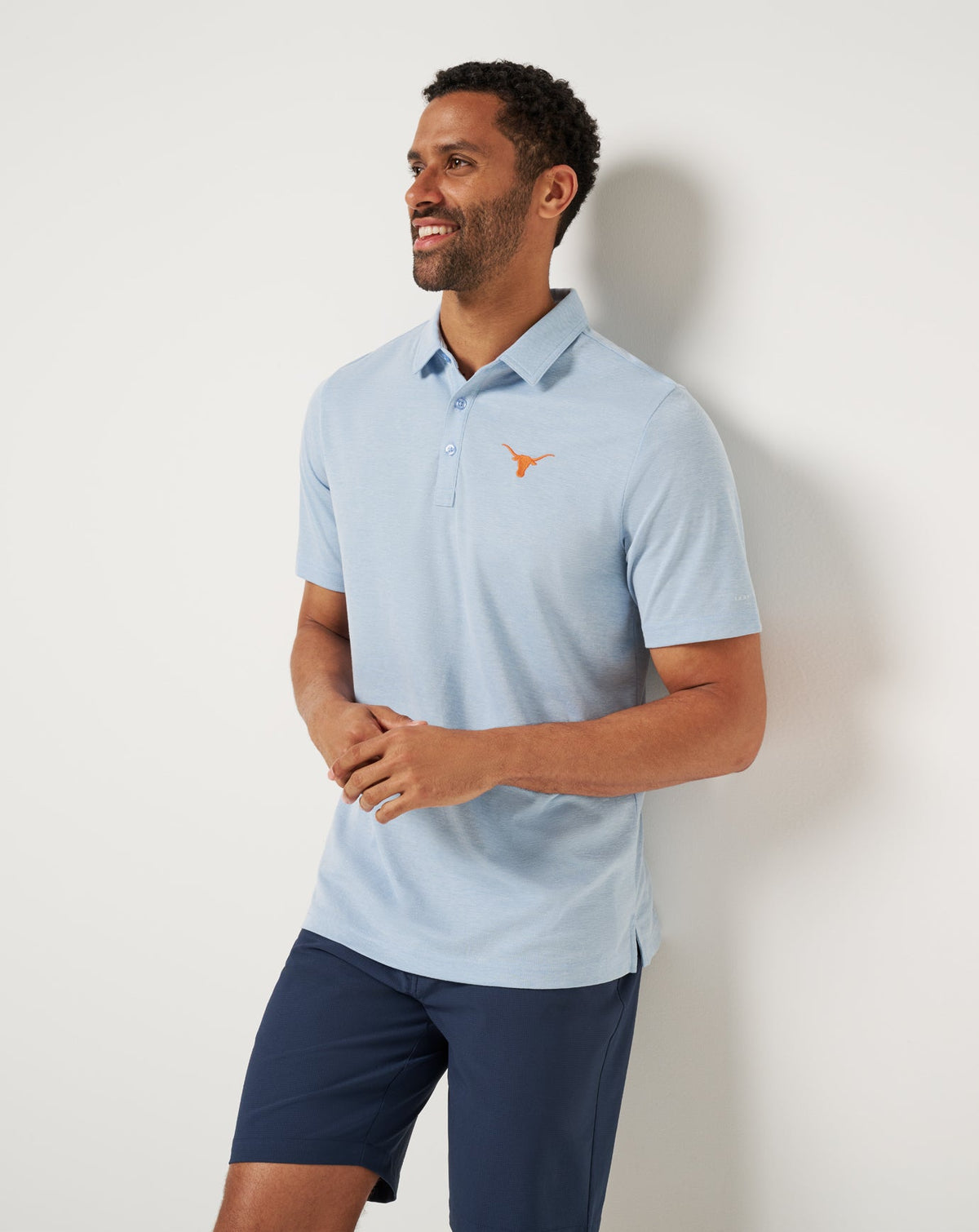 TravisMathew | UT Austin School Pride Polo - Heather Blue