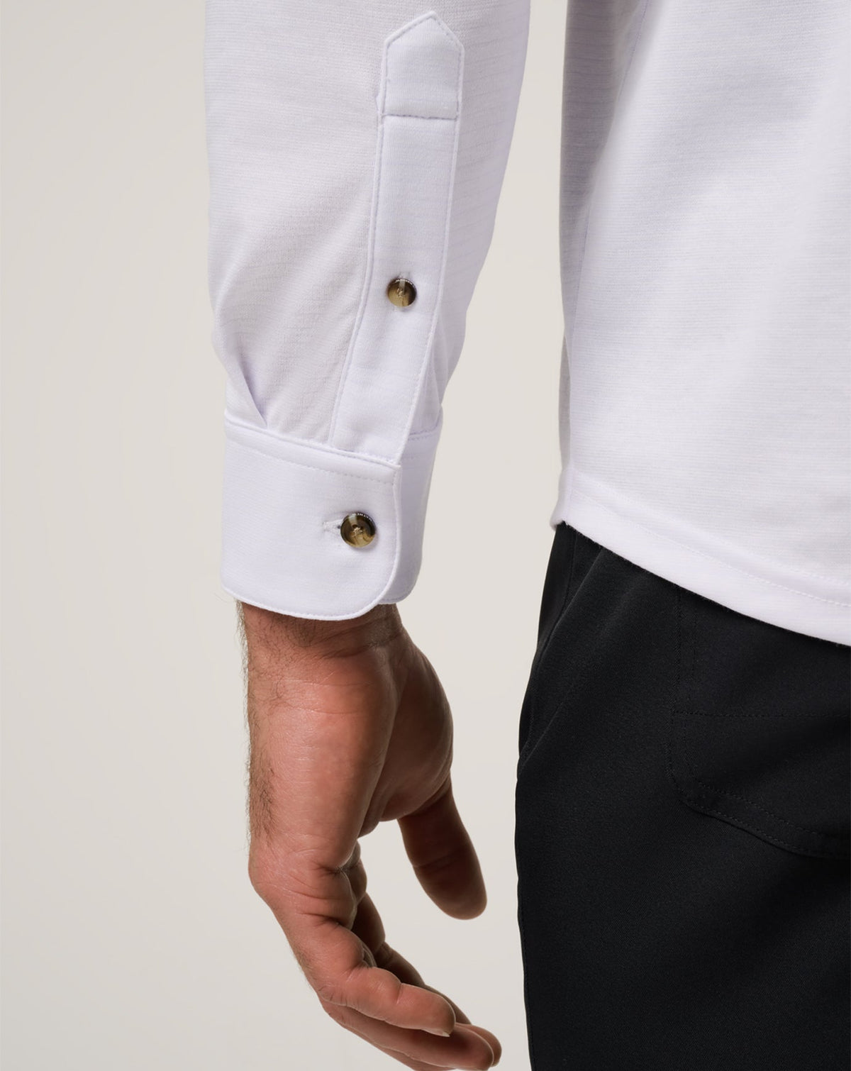 TravisMathew | The Zinna 2.0 Long Sleeve Polo - White
