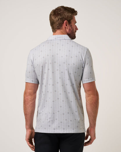 TravisMathew | Featherweight Deco Polo - Heather Light Grey