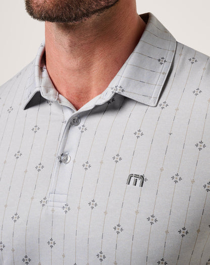 TravisMathew | Featherweight Deco Polo - Heather Light Grey