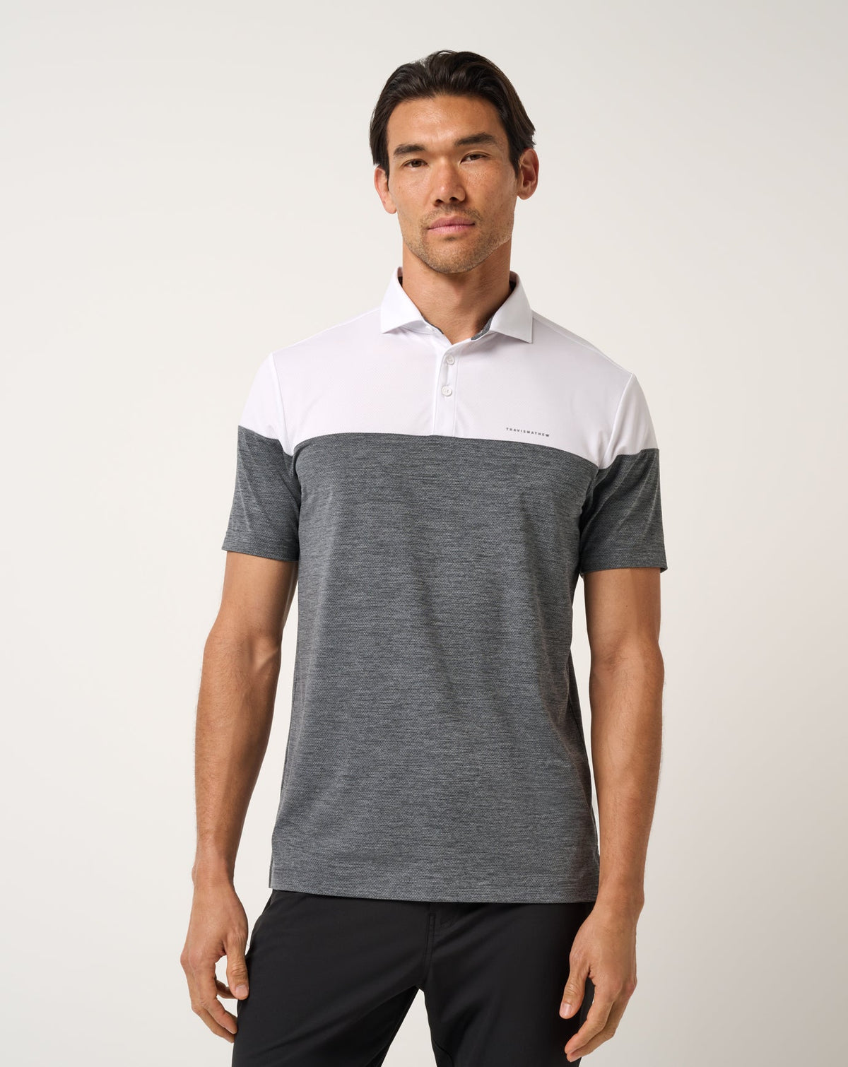 TravisMathew | Heater Pro Color Block Polo - White
