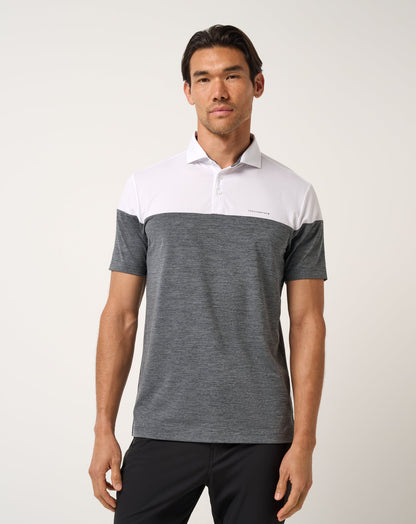TravisMathew | Heater Pro Color Block Polo - White