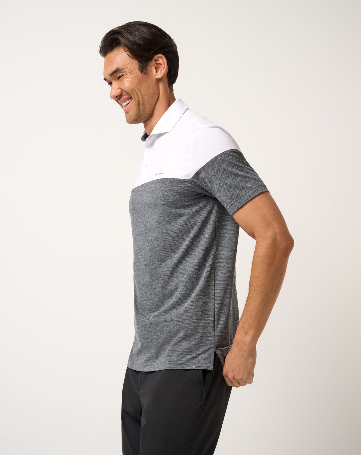 TravisMathew | Heater Pro Color Block Polo - White
