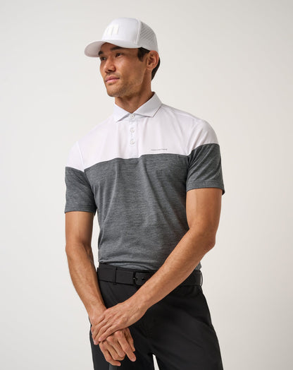 TravisMathew | Heater Pro Color Block Polo - White