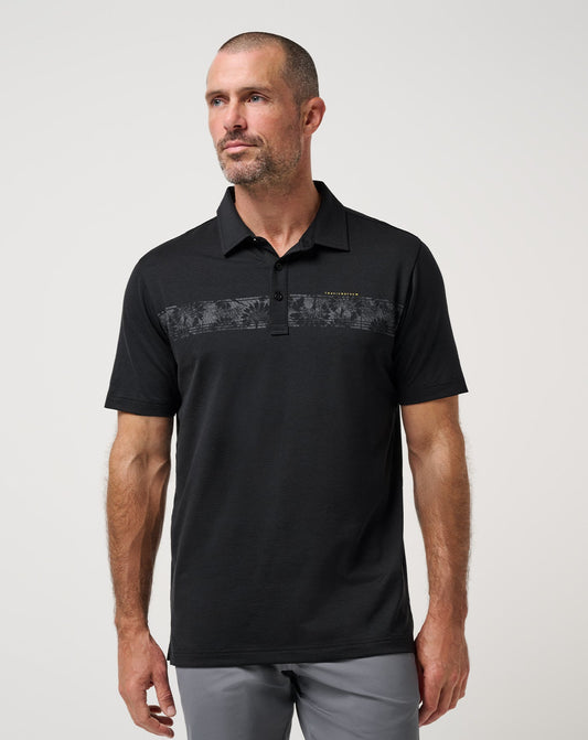 TravisMathew | Performance Jersey Flight Polo - Black