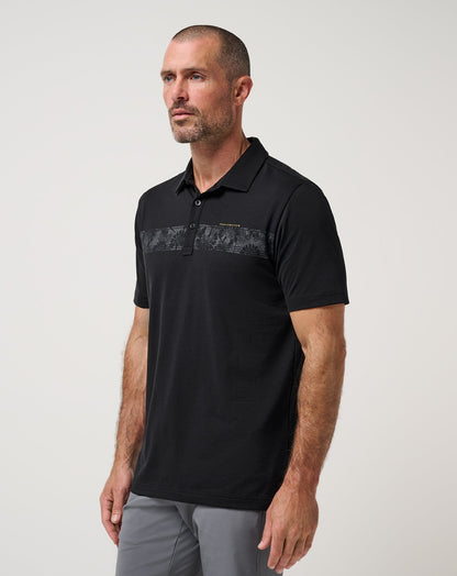 TravisMathew | Performance Jersey Flight Polo - Black