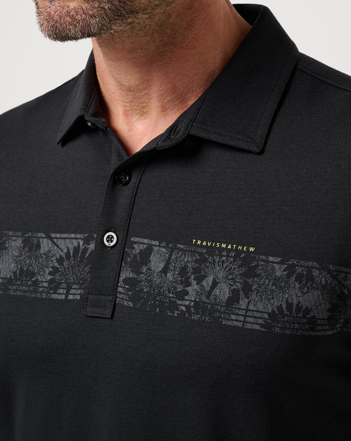 TravisMathew | Performance Jersey Flight Polo - Black