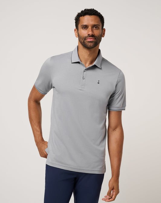 TravisMathew | Happier Hour Polo - Light Grey