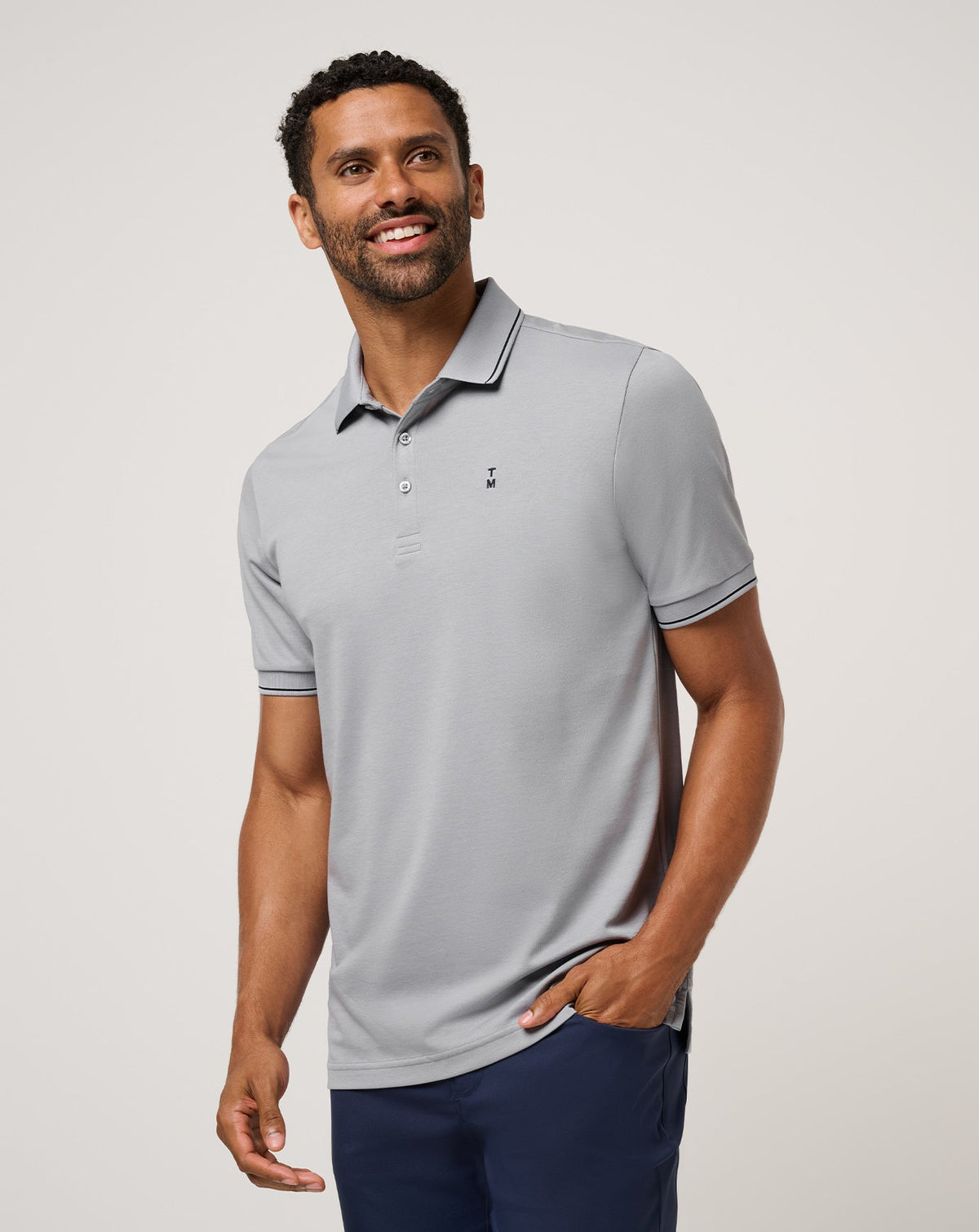 TravisMathew | Happier Hour Polo - Light Grey