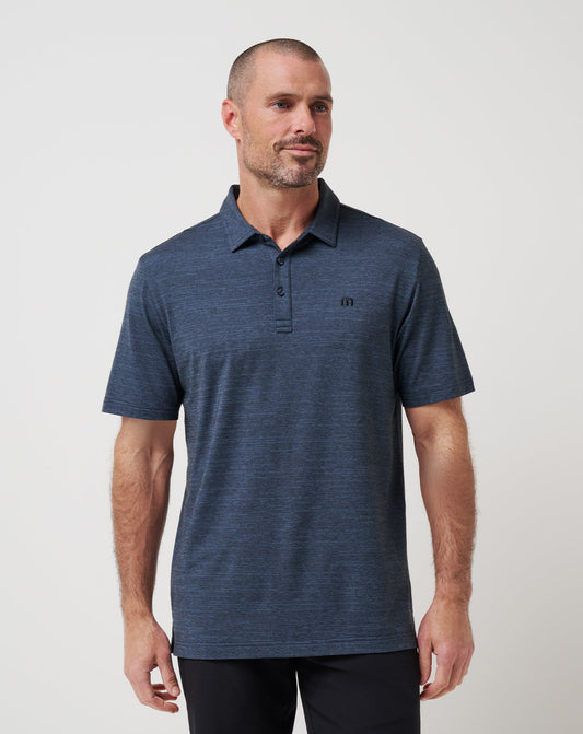 TravisMathew | The Heater Polo - Vintage Indigo/Black