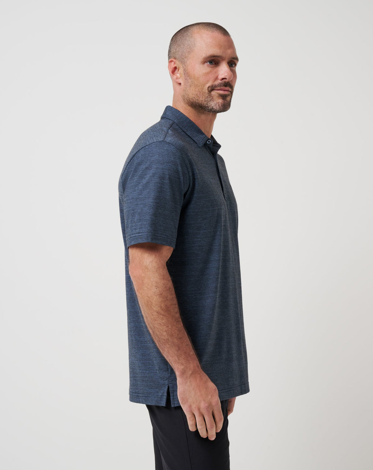 TravisMathew | The Heater Polo - Vintage Indigo/Black