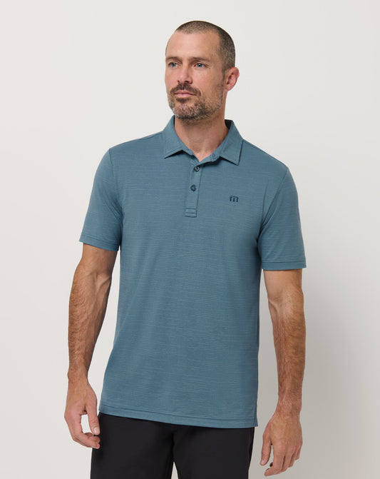 TravisMathew | The Heater Polo - Copen Blue