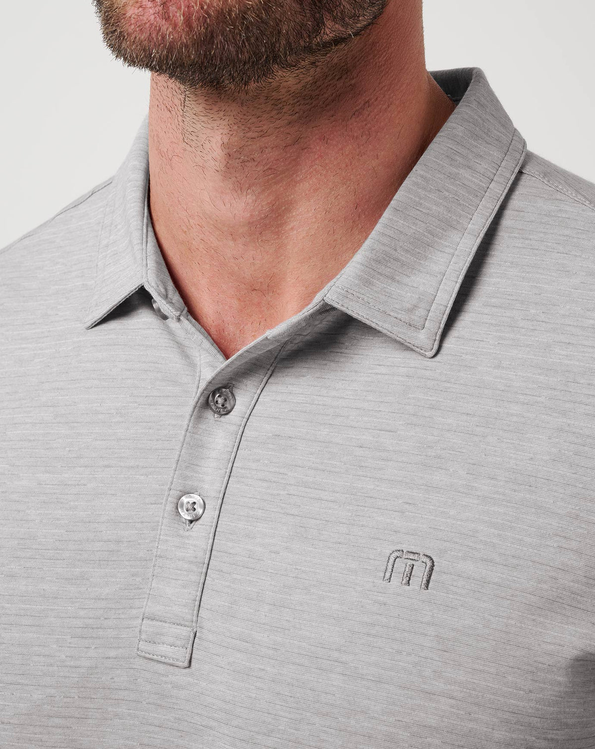 TravisMathew | The Heater Polo - Heather Microchip