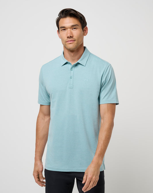 TravisMathew | The Heater Polo - Heather Cameo