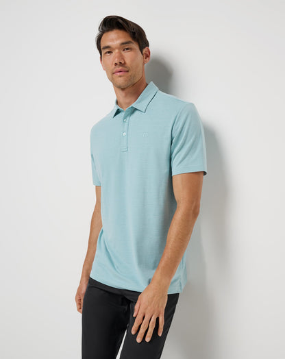 TravisMathew | The Heater Polo - Heather Cameo