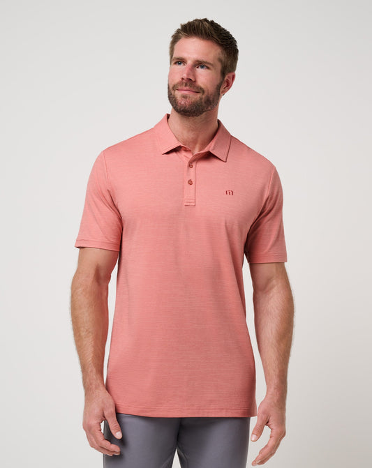 TravisMathew | The Heater Polo - Dusty Rose