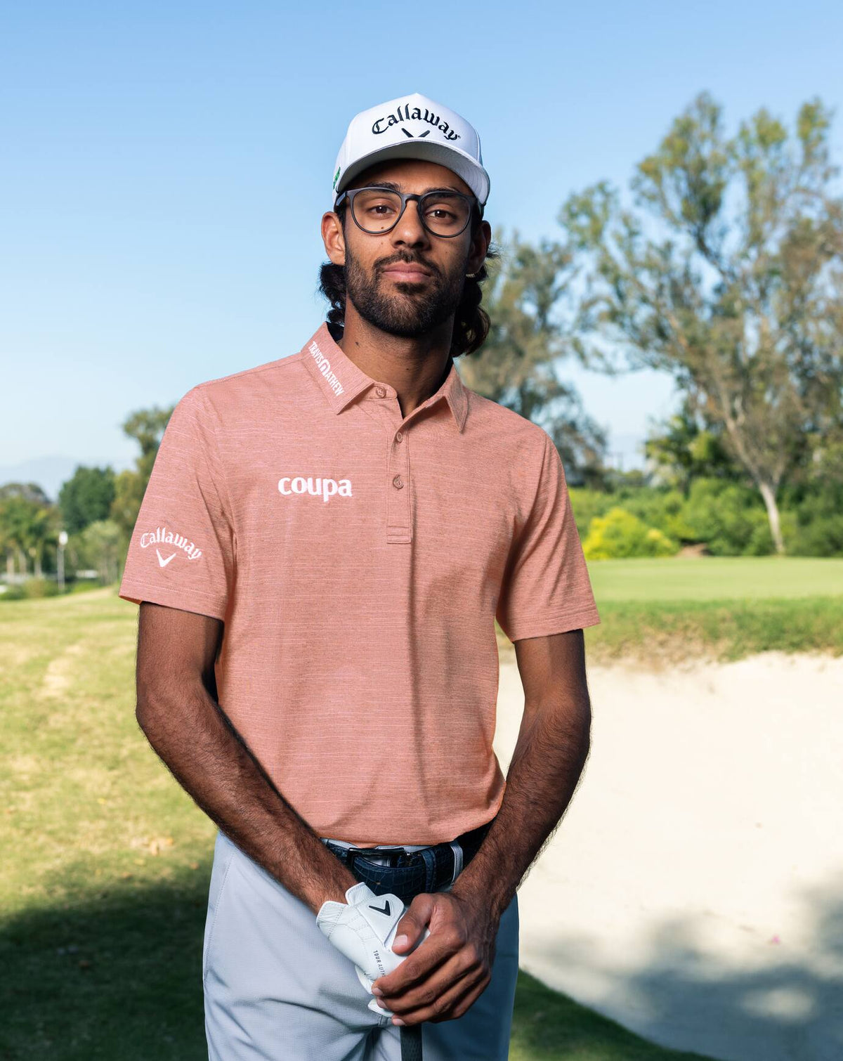 TravisMathew | The Heater Polo - Dusty Rose
