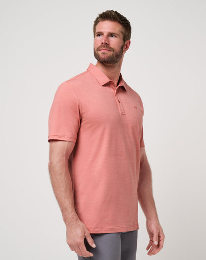 TravisMathew | The Heater Polo - Dusty Rose