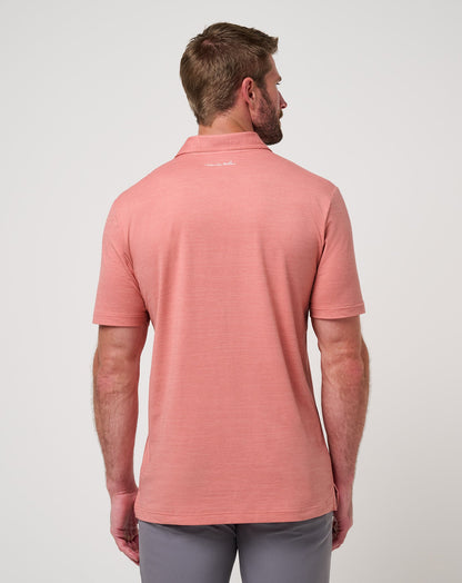 TravisMathew | The Heater Polo - Dusty Rose