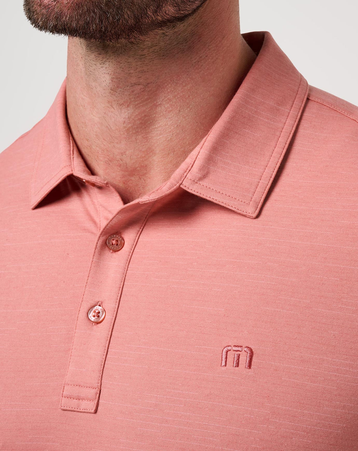 TravisMathew | The Heater Polo - Dusty Rose