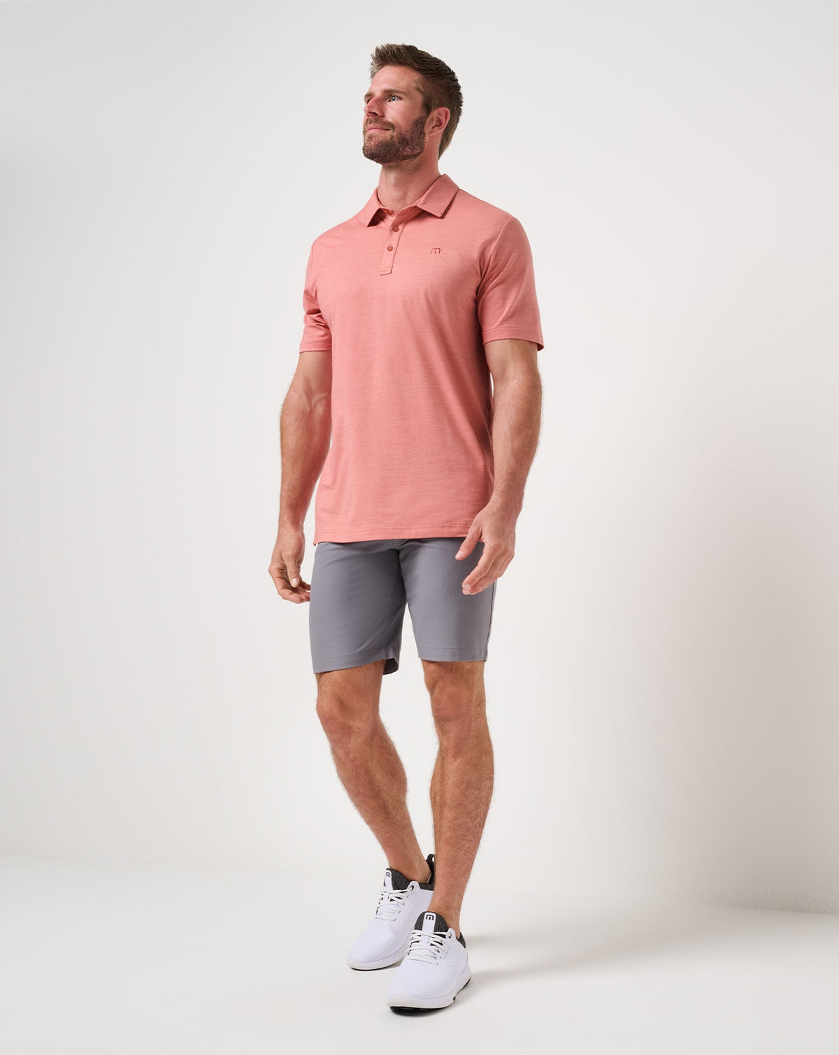 TravisMathew | The Heater Polo - Dusty Rose