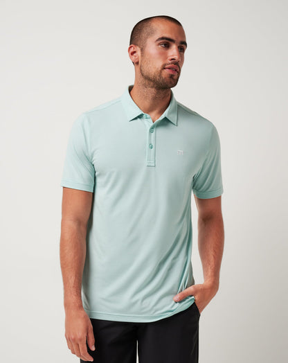 TravisMathew | The Heater Polo - Eggshell Blue