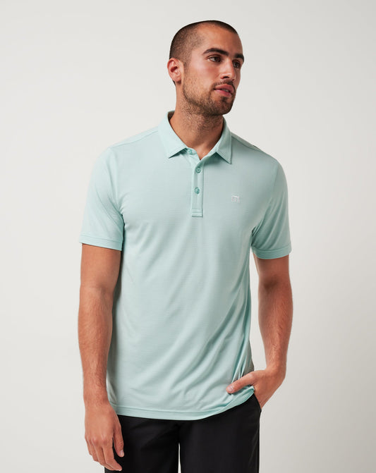 TravisMathew | The Heater Polo - Eggshell Blue