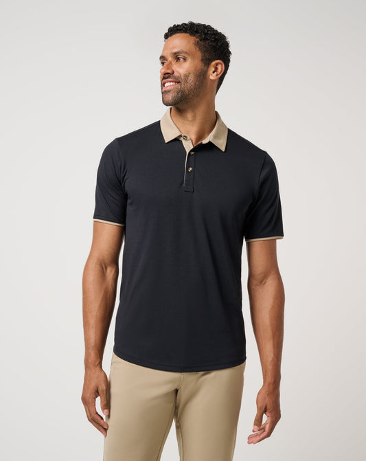 TravisMathew | All Day Social Club Polo - Black