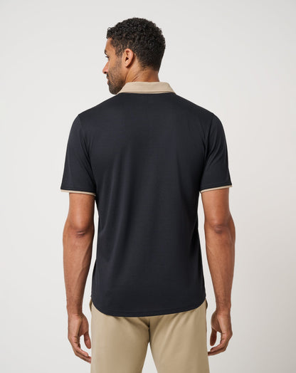 TravisMathew | All Day Social Club Polo - Black