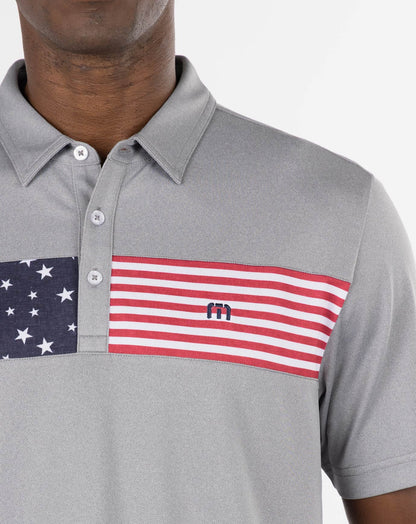 TravisMathew | Sea to Sea Polo - Heather Medium Grey