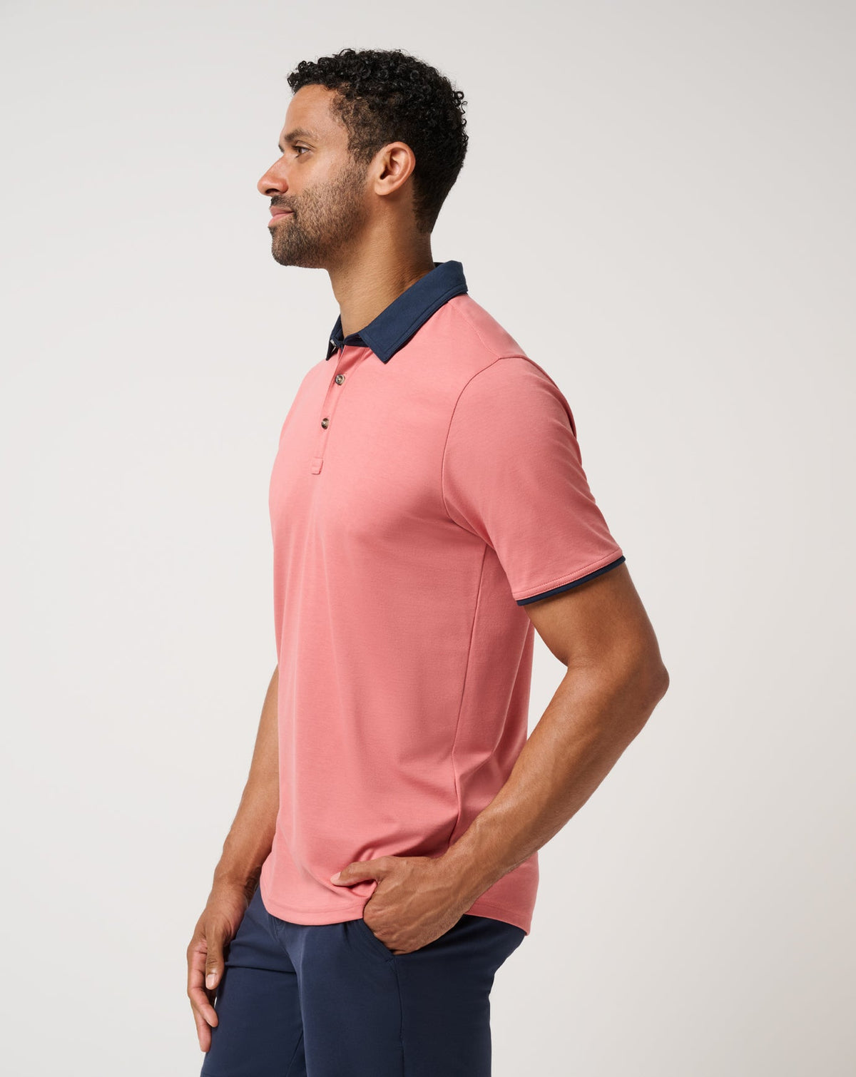 TravisMathew | All Day Social Club Polo - Brick Dust