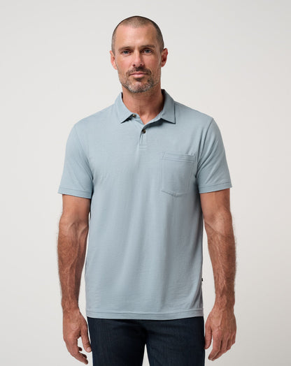 TravisMathew | The Cloud Polo - Ash Blue